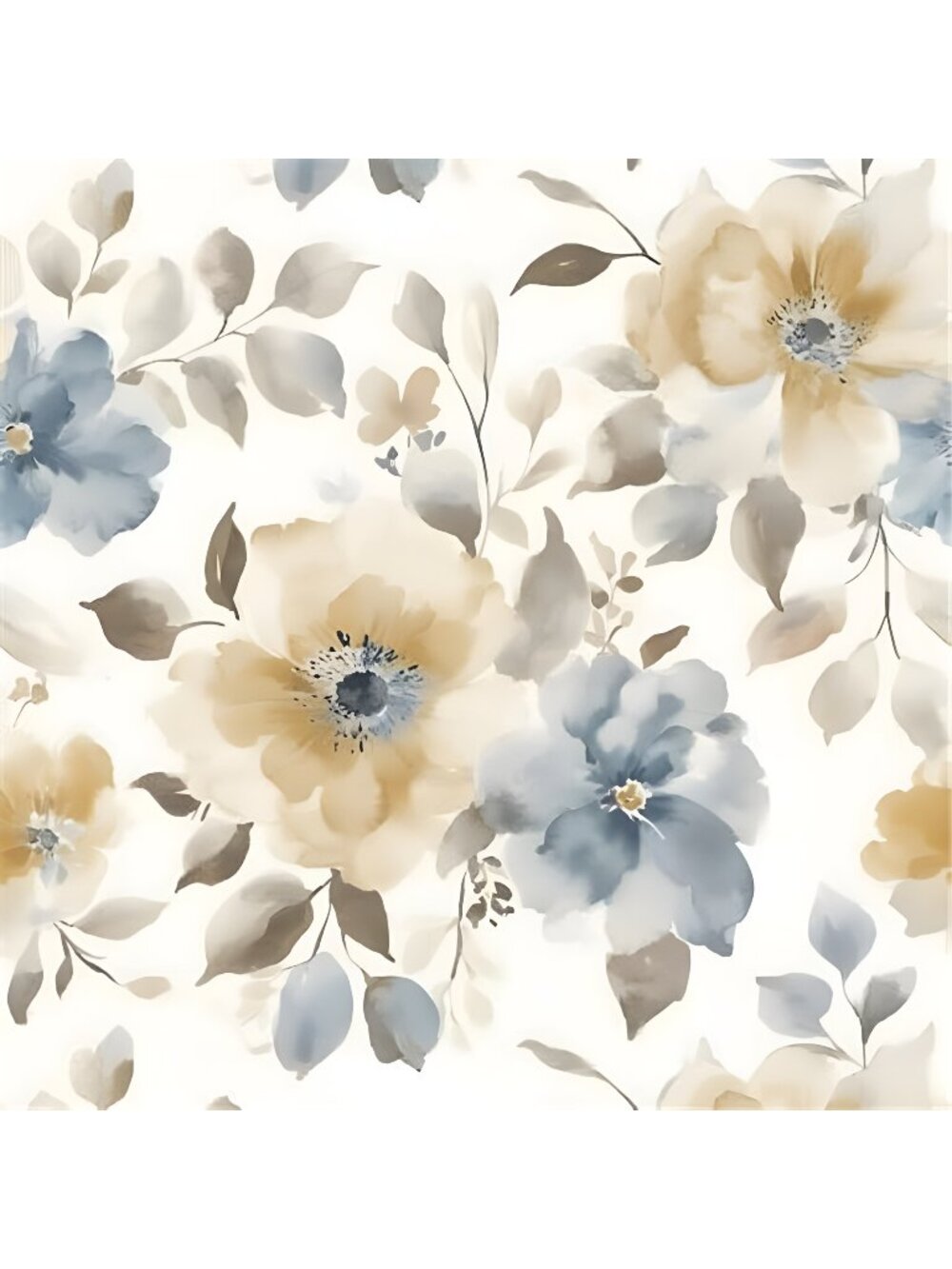 Peel and Stick Wallpaper Floral Wallpaper 17.3"x78.8" Boho Contact Paper Large